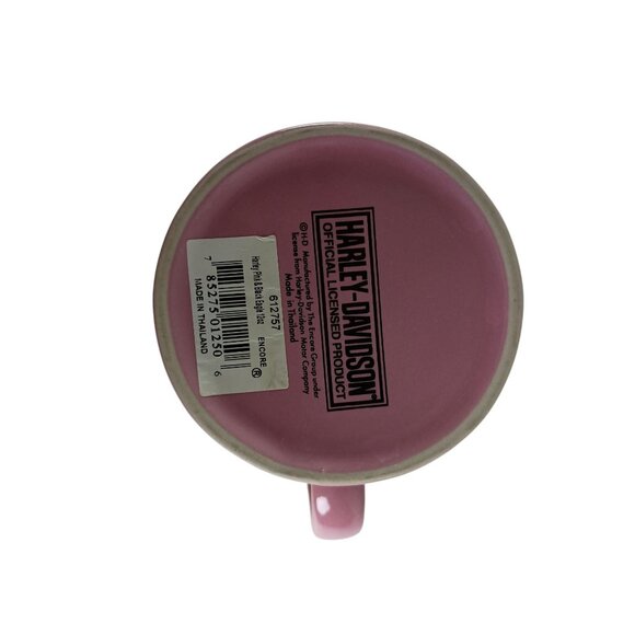 Harley Davidson Pink Coffee/Tea Mug-Silver Glider Eagle Cup 12oz. - Picture 6 of 6